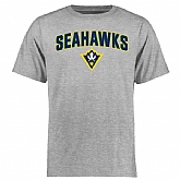 UNC Wilmington Seahawks Proud Mascot WEM T-Shirt - Ash